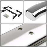 05-16 Nissan Frontier 4" Oval Nerf Bars - Silver