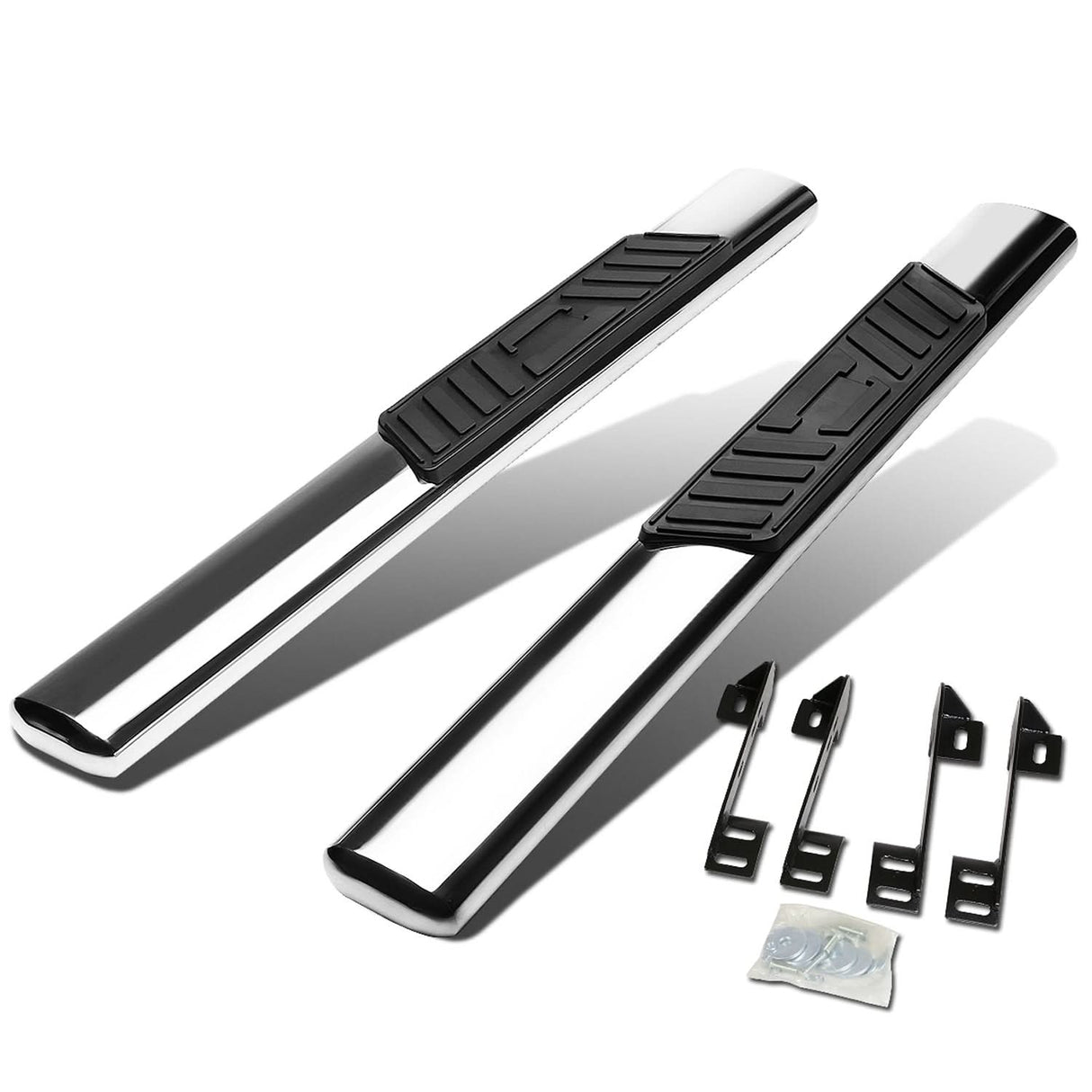 99-16 Chevy Silverado GMC Sierra 5" Oval Nerf Bars Regular Cab