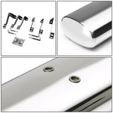 99-16 Chevy Silverado GMC Sierra 5" Oval Nerf Bar Step Bar Silver