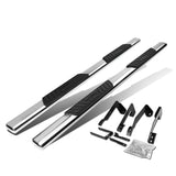 02-09 Dodge Ram 1500/2500/3500 5" Oval Silver Nerf Bars - Quad Cab