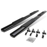 09-14 Ford F-150 SuperCab 5" Oval Nerf Bar Step Bar Black