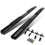 04-08 Ford F-150 / 06-08 Lincoln Mark LT 5" Oval Nerf Step Bars Black