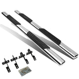 04-08 Ford F-150 / 06-08 Lincoln Mark LT 5" Oval Nerf Bars Silver