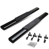 2015-2018 Ford F-150 Regular Cab 5" Oval Nerf Bars - Black