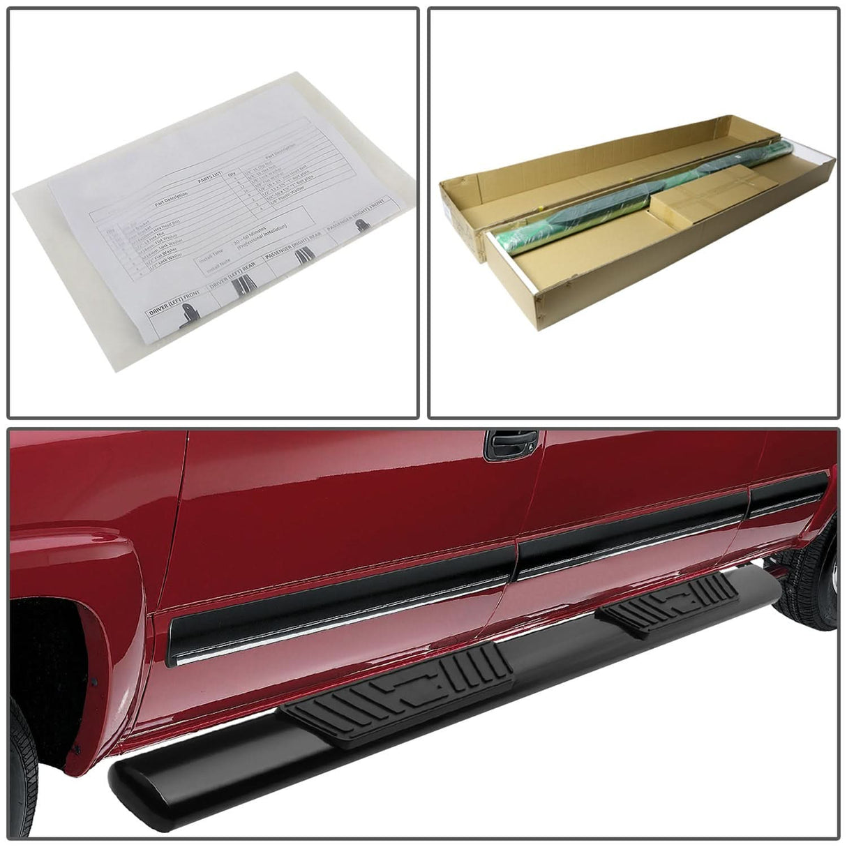 15-18 Ford F-150 SuperCab 5 Inch Oval Straight Nerf Step Bars