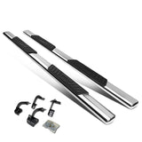 15-18 Ford F-150 Super Cab 5" Oval Nerf Bars - Silver