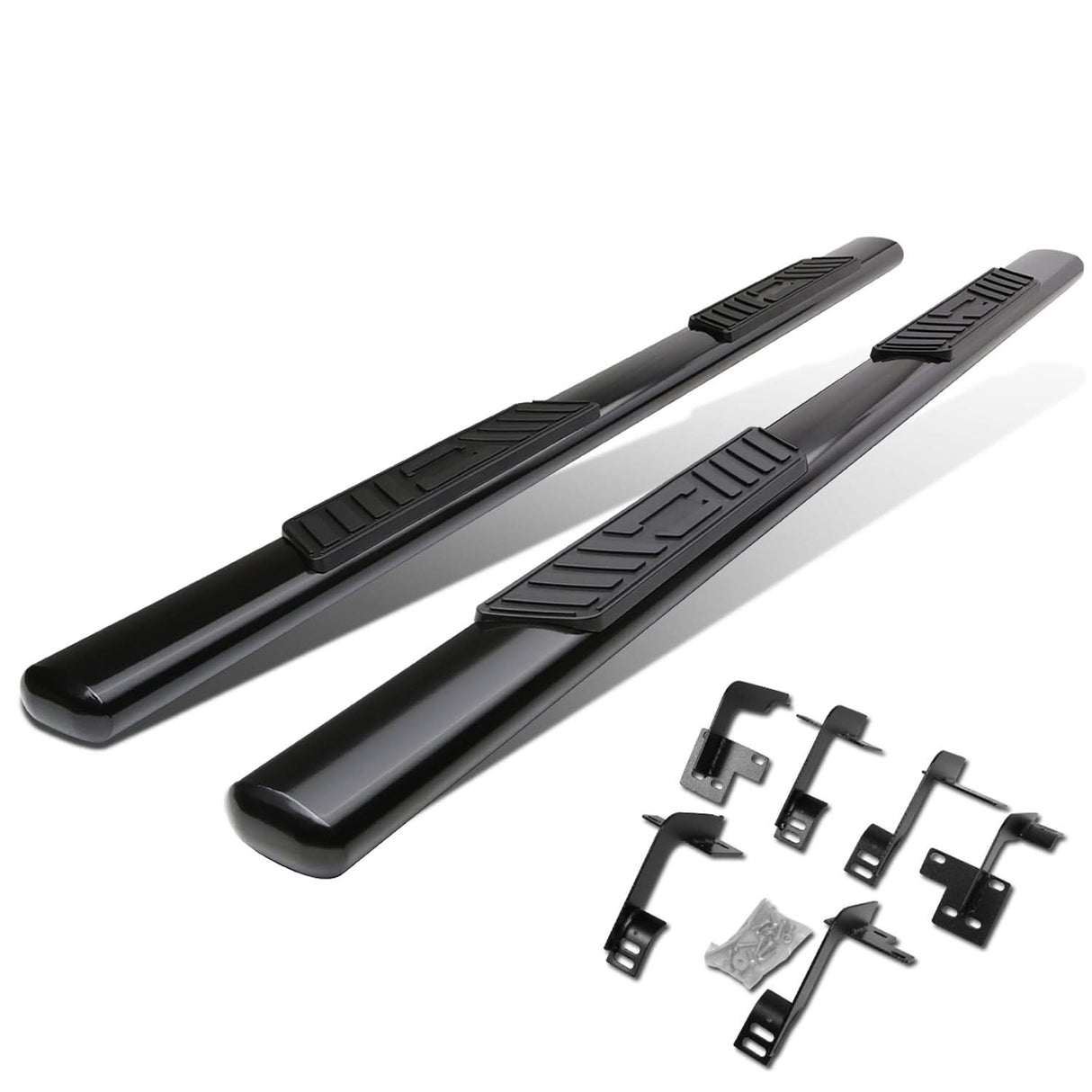 2019-2020 Dodge Ram 1500 Crew Cab 5" Oval Nerf Bars - Black