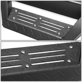 2007-2016 Jeep Wrangler 4-Door Step Down Nerf Bars - Black