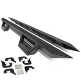 07-17 Chevrolet Silverado Extended Cab Step Down Nerf Bars - Black