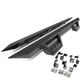 09-17 Dodge Ram 1500 Quad Cab Step Down Nerf Bars - Black