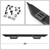 09-17 Dodge Ram 1500 Quad Cab Step Down Nerf Bars - Black