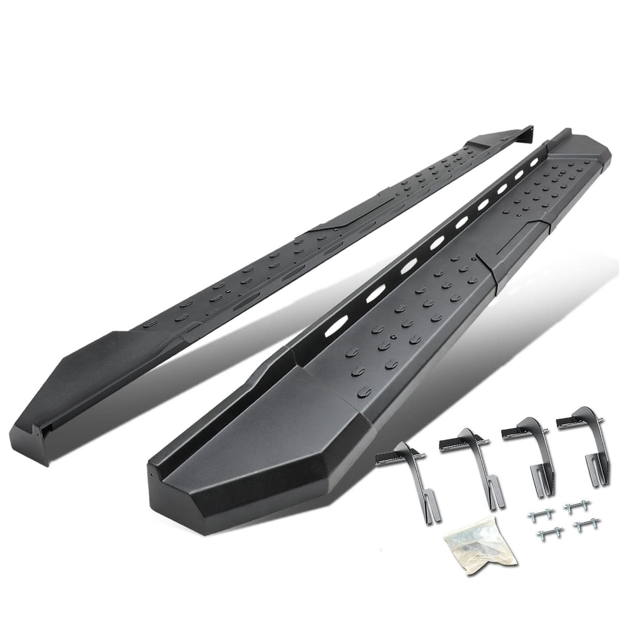 2015-2017 Ford F-150 Extended Cab 5.5" Straight Nerf Bars Black