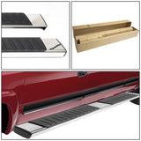 07-19 Chevrolet Silverado GMC Sierra 6" Straight Nerf Step Bar Silver