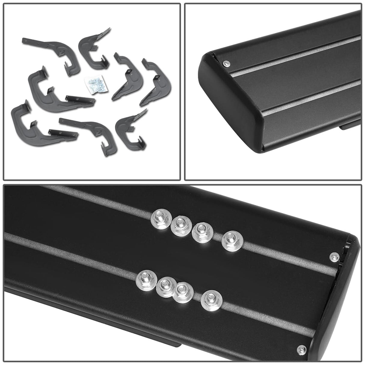 07-18 Chevy Silverado / GMC Sierra 6" Oval Nerf Bars - Black