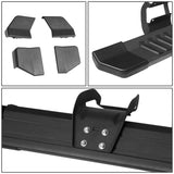 2015-2018 Ford F-150 Crew Cab 6" Oval Nerf Bar Step Bar - Black