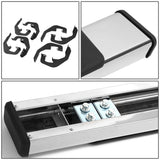 07-19 Chevrolet Silverado GMC Sierra 5" Oval Nerf Step Bars Silver