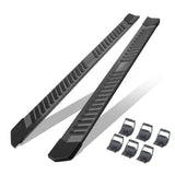 2015-2018 Ford F-150 Super Crew Cab Black Nerf Bars