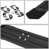 2004-2014 Ford F-150 Crew Cab 6.25" Nerf Bars - Black Aluminum