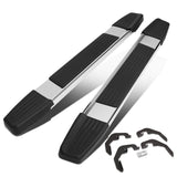 2007-2019 Chevrolet Silverado GMC Sierra 5.25" Nerf Step Bars Chrome