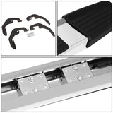 2007-2019 Chevrolet Silverado GMC Sierra 5.25" Nerf Step Bars Chrome