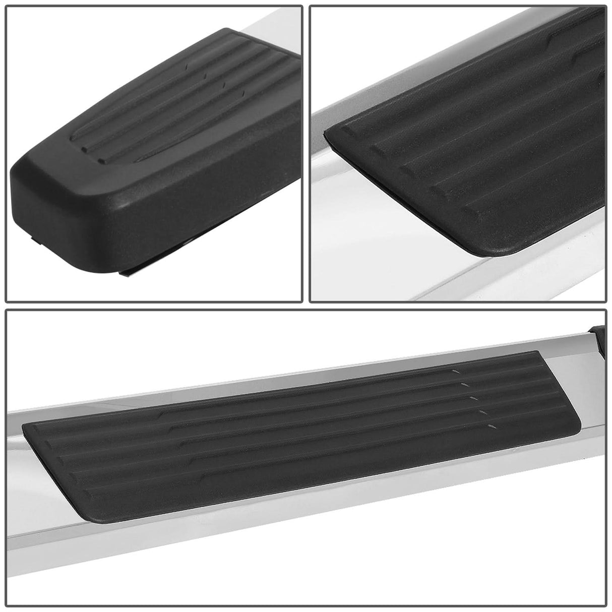 19-20 Dodge Ram 1500 Crew Cab 5.25" Nerf Bar Step Bar Chrome/Black