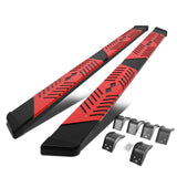 09-20 Dodge Ram 5.5" Extended Cab Nerf Bar Step Bar Black/Red