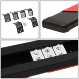 09-20 Dodge Ram 5.5" Extended Cab Nerf Bar Step Bar Black/Red