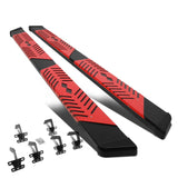 2019-2020 Dodge Ram 1500 Crew Cab 5.5" Nerf Bar Step Bar Black/Red