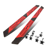 2019-2020 Dodge Ram 1500 Crew Cab 5.5" Nerf Bar Step Bar Black/Red