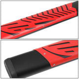 09-20 Dodge RAM 1500/2500/3500 Crew Cab 5" Nerf Bars - Black/Red