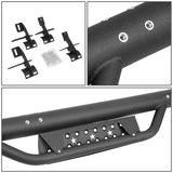 07-18 Jeep Wrangler JK 2-Door 3" Drop Side Nerf Bar Step Bar Black