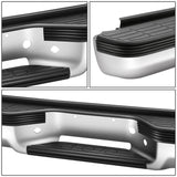 92-99 Chevrolet Suburban Chrome Rear Step Bumper with Strip Hole