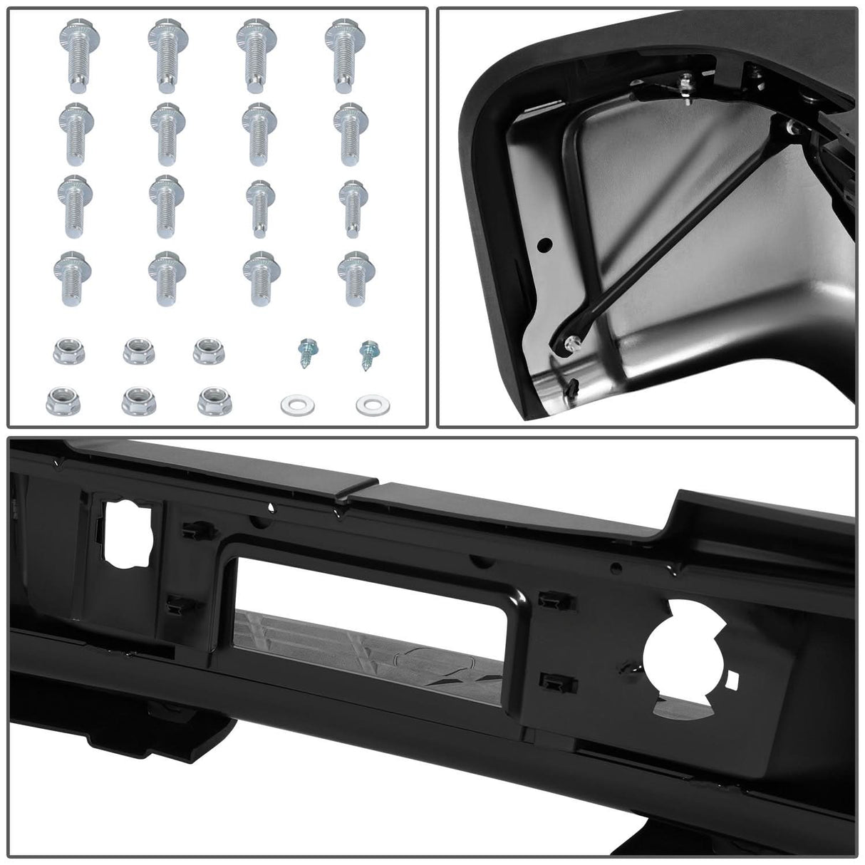 2011-2014 Chevrolet Silverado GMC Sierra 2500HD 3500HD Rear Step Bumper Chrome