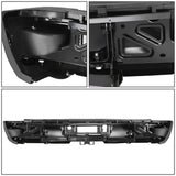 15-19 Silverado Sierra 2500 3500 Rear Step Bumper with Hitch