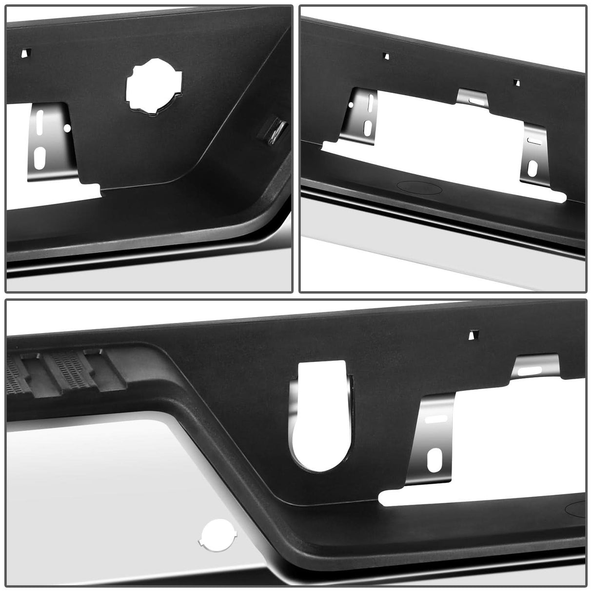 2019-2023 Chevrolet Silverado Sierra Corner Step Rear Bumper Chrome