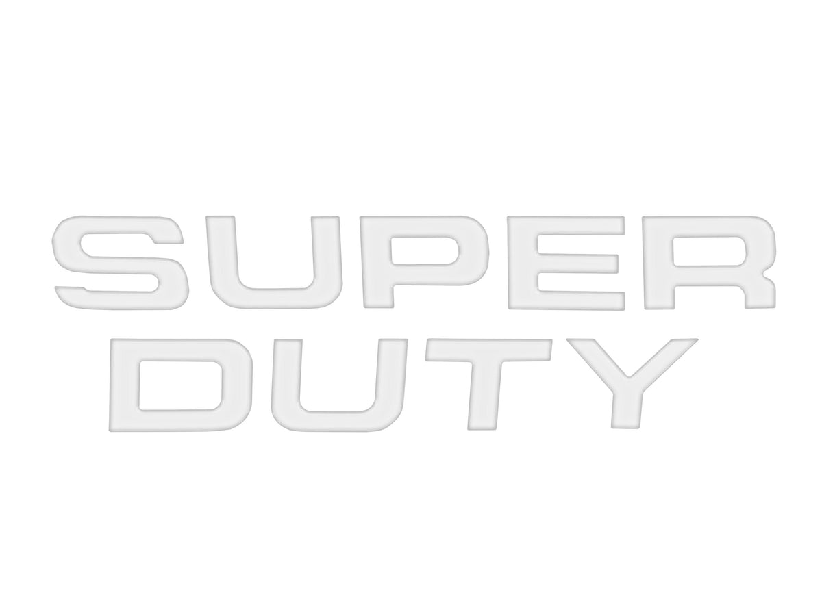 Hood Letter Inserts Fits 2008-2016 Ford Super Duty