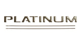 Tailgate Letter and Line Inserts Fits 2017-2019 Ford Super Duty Platinum