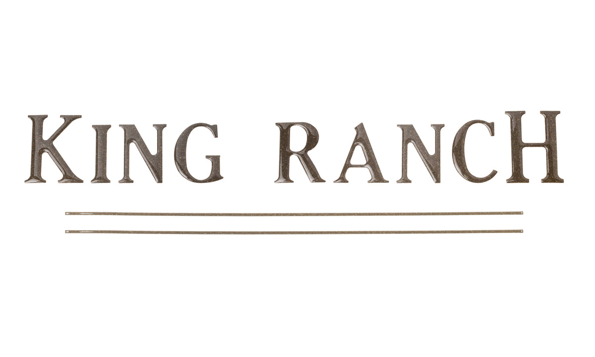 Tailgate Letter Inserts Fits 2017-2019 Ford Super Duty King Ranch