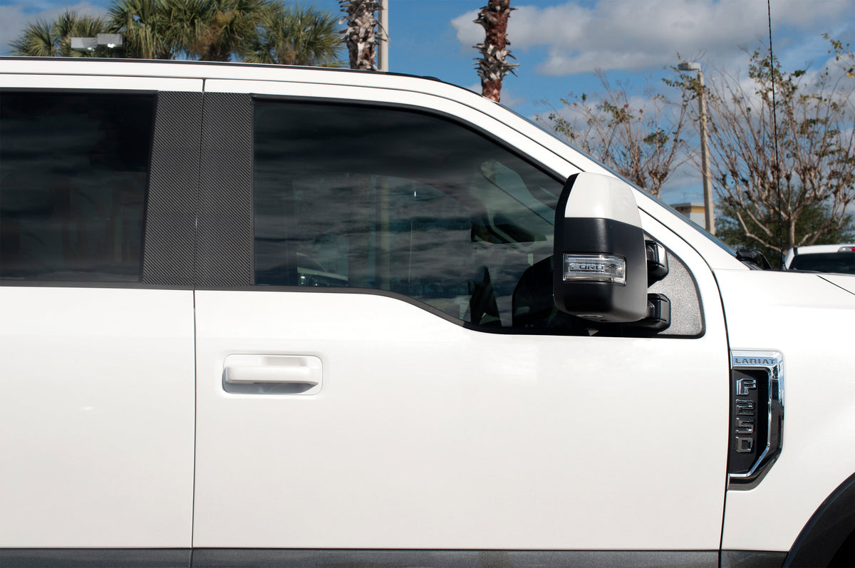 Door Pillars Accent Trim Fits 2017-2022 Ford Super Duty