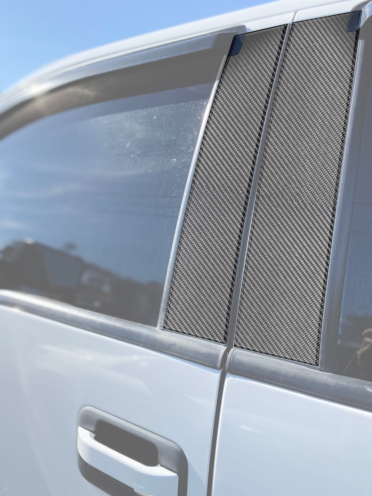 Door Pillars Accent Trim Fits 2009-2014 Ford F-150 (Super Crew/Super Cab)