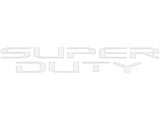 Tailgate Letter Overlays Fits 2020-2022 Ford Super Duty