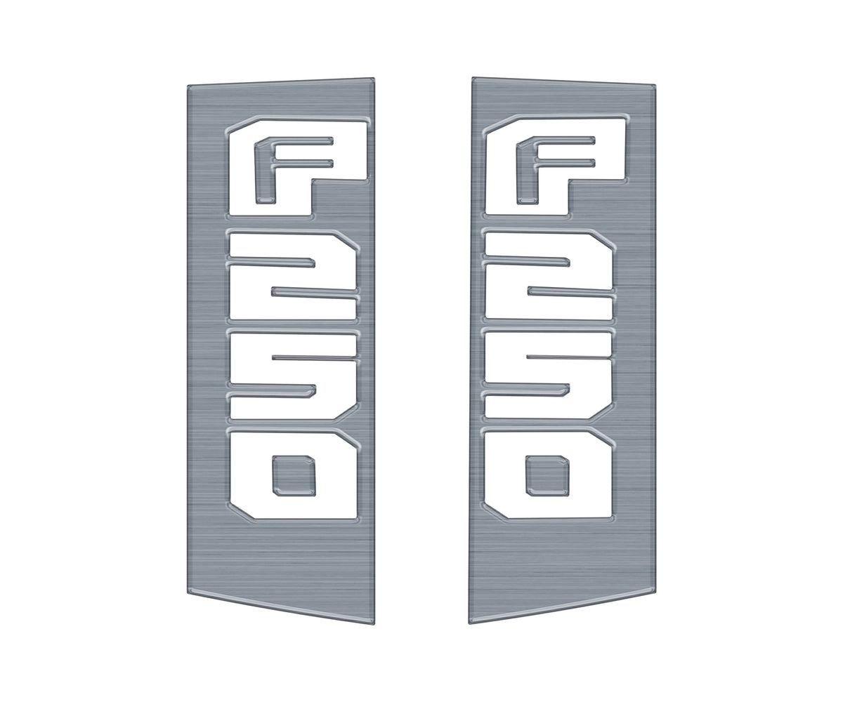 Side Emblem Accent Trim Fits 2017-2022 Ford Super Duty