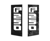 Side Emblem Accent Trim Fits 2017-2022 Ford Super Duty