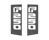 Side Emblem Accent Trim Fits 2017-2022 Ford Super Duty