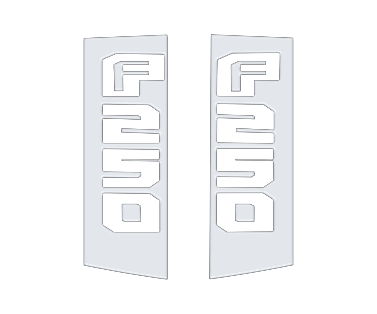 Side Emblem Accent Trim Fits 2017-2022 Ford Super Duty