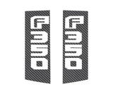 Side Emblem Accent Trim Fits 2017-2022 Ford Super Duty