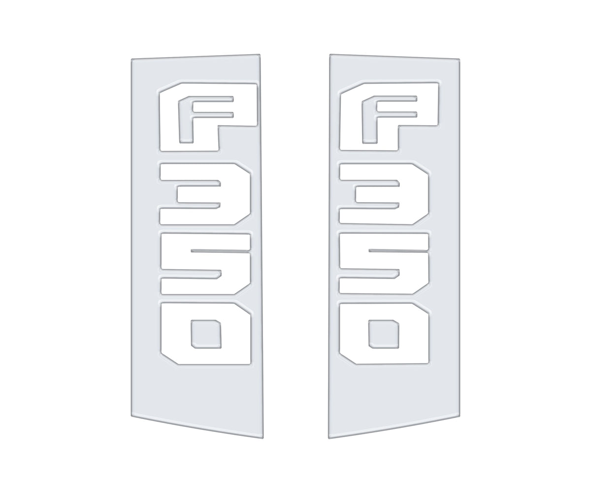 Side Emblem Accent Trim Fits 2017-2022 Ford Super Duty