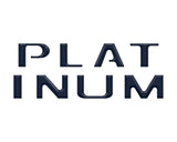 Platinum Tailgate Letter Overlays Fits 2020-2022 Ford Super Duty