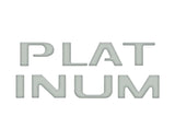 Platinum Tailgate Lettering Kit Fits 2025-2027 Ford Super Duty Platinum
