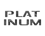 Platinum Tailgate Letter Inserts Fits 2023-2024 Ford Super Duty Platinum & 2025-2027 Platinum Plus